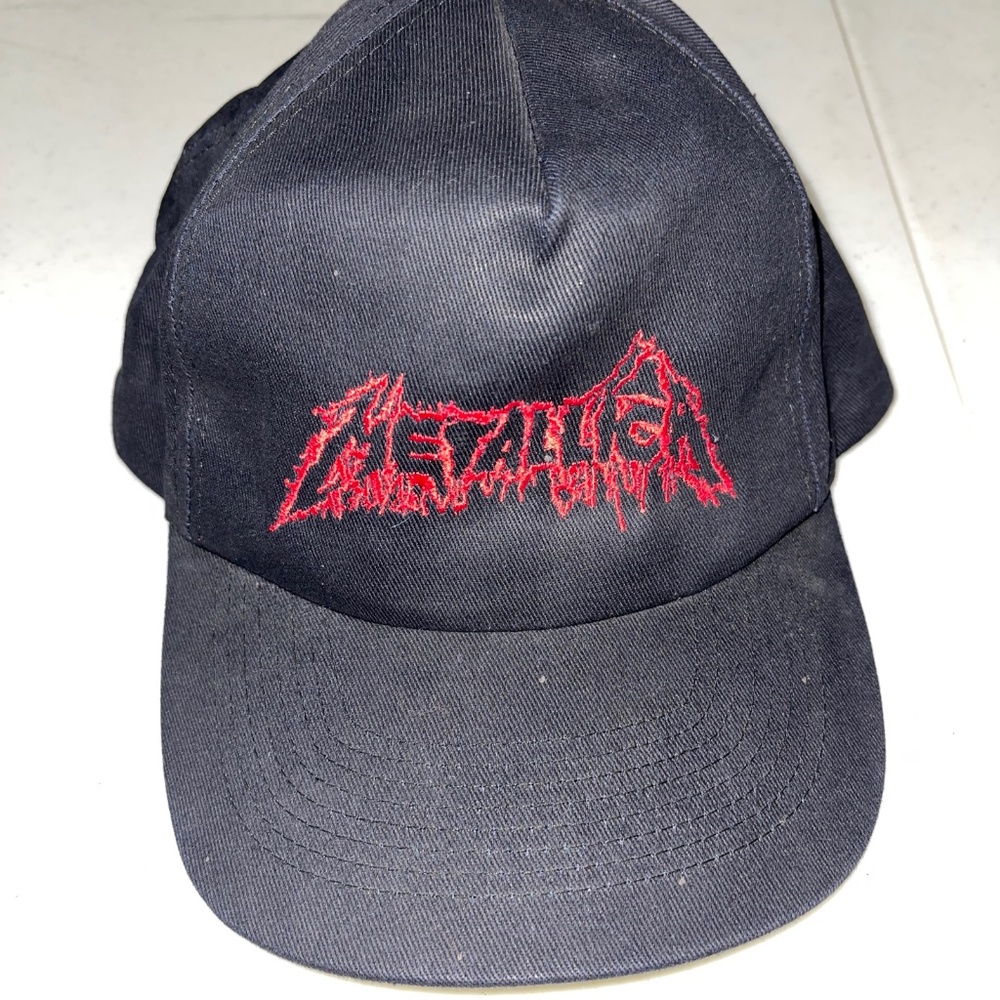 1994 Brockum SnapBack Hat Metallica black used